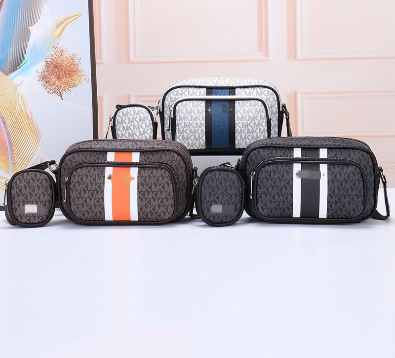 

MICHAELS KOR MKS bags 2022 new style 2 piece set Fashion womens crossbody bag pu Leather designer Handbags shoulderbag bags 849, 24.5x9x15cm