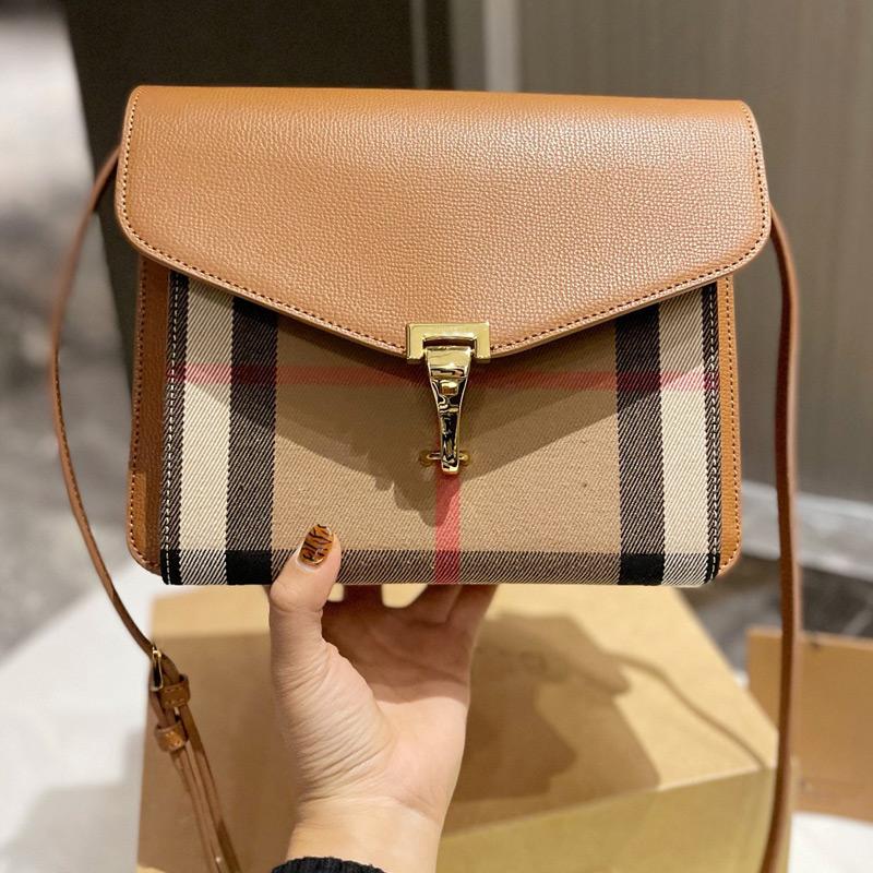 

Messenger Bag Shoulder Purse Women Crossbody Bags Patchwork Color Canvas Checked Genuine Leaather Flip Quality Woman Handbags Adju7314870, Blue