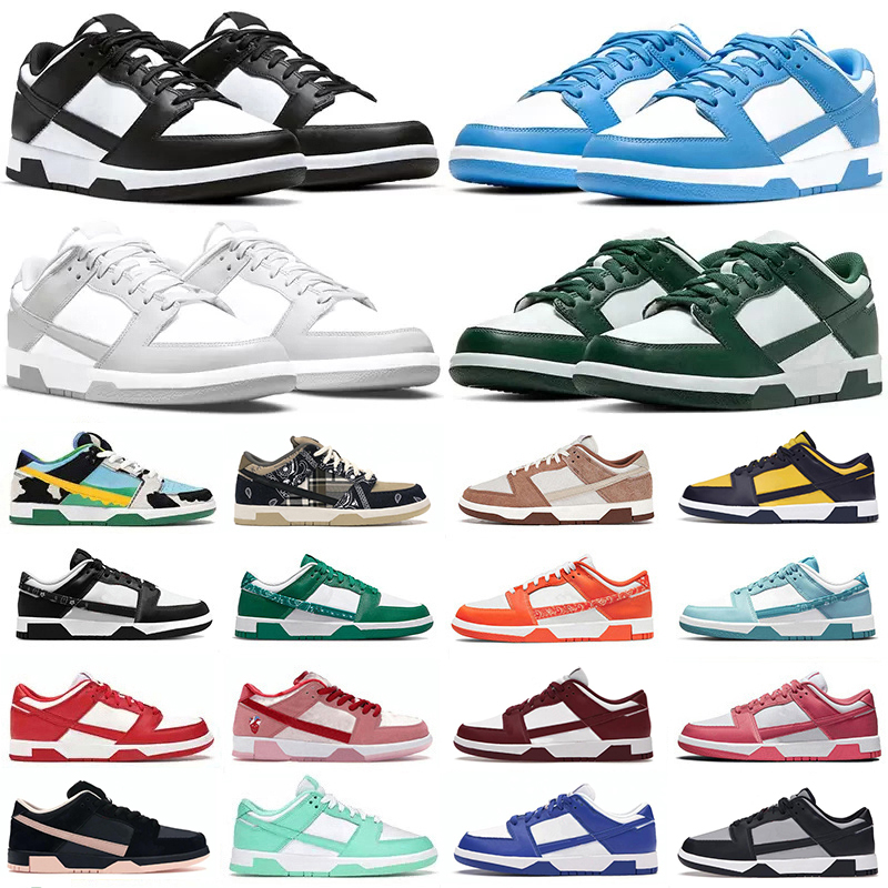 

dunks Designer Running Shoes Panda Low Grey Fog Chunky Dunky University Blue Varsity Green Valentines Day Medium Curry dunkes Outdoor Shoe for Men and Women, Item#38