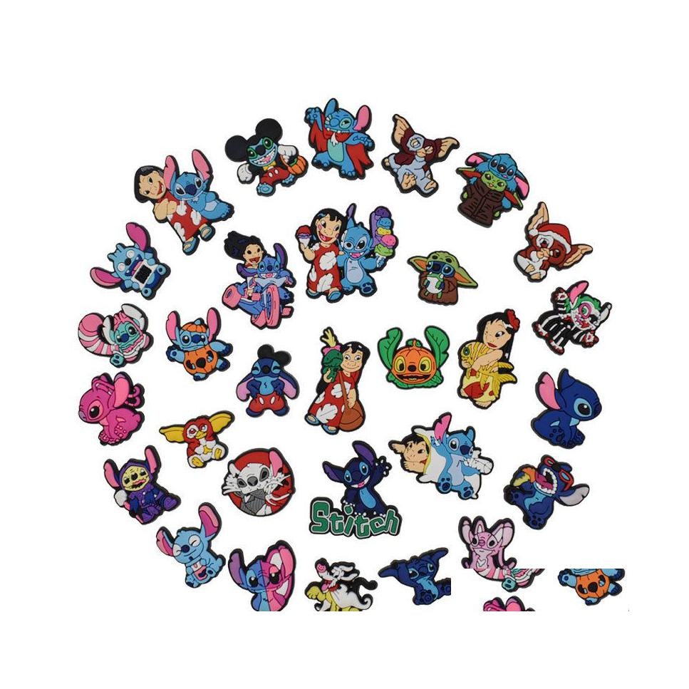 

Shoe Parts Accessories Charms Wholesale Childhood Memories Baby Friends Funny Gift Cartoon Croc Pvc Decoration Buckle Soft Rubber Dhdck, Red