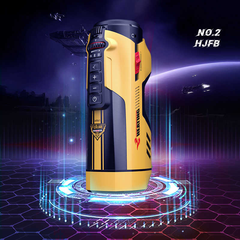 Sex Toy masturbator massager Intelligent high-speed telescopic voice interactive electric heating masturbation cup male device adult product-image-835676398