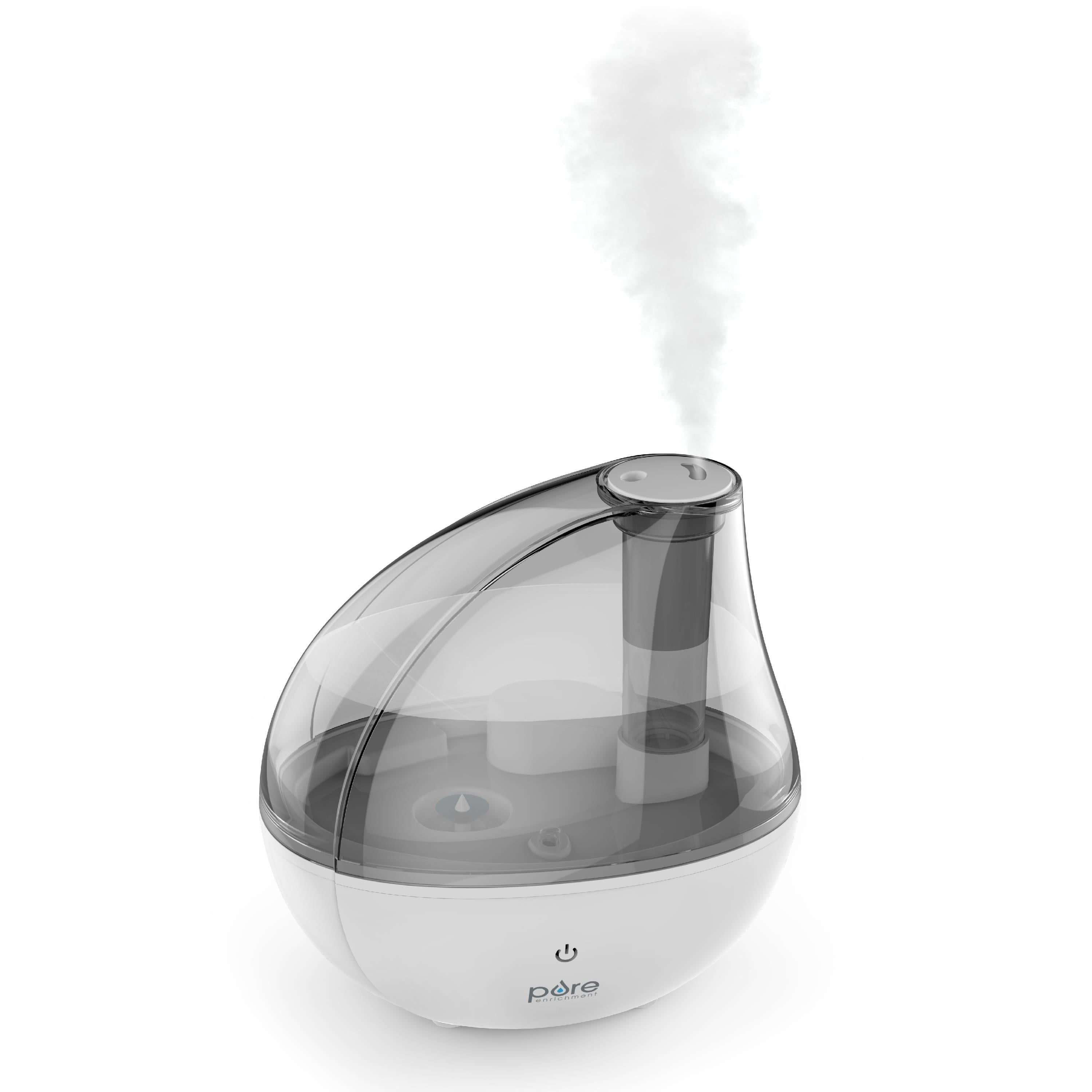 

1.5 Liter Tank MistAire Ultrasonic Cool Mist Humidifier Silver