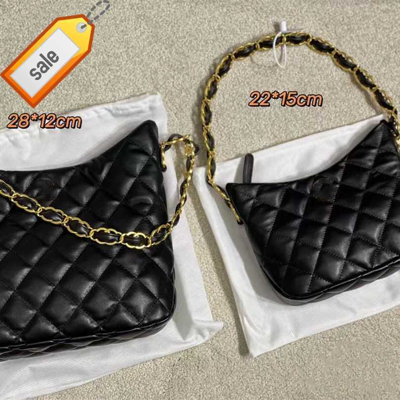 

Women's Luxury Designer bags Shoulder Bags Tote 2023 New Fashion Texture Leather Skew Bag Diamond Chain Shoulders Crossbody bag Factory Direct Sales, Black