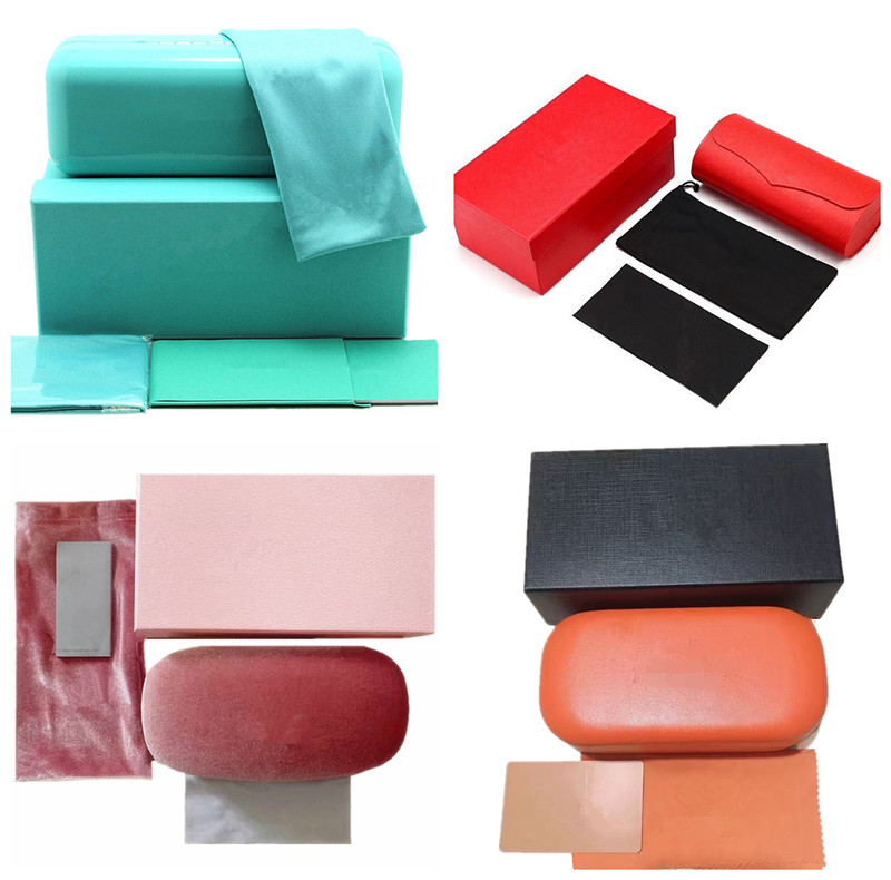 

LUX Multi-Type Des Eye Glasses Case Full-Set Desig Sunglasses Box Spectacles Goggles Packing Cloth Bag Statements Log bran desig eyewear package