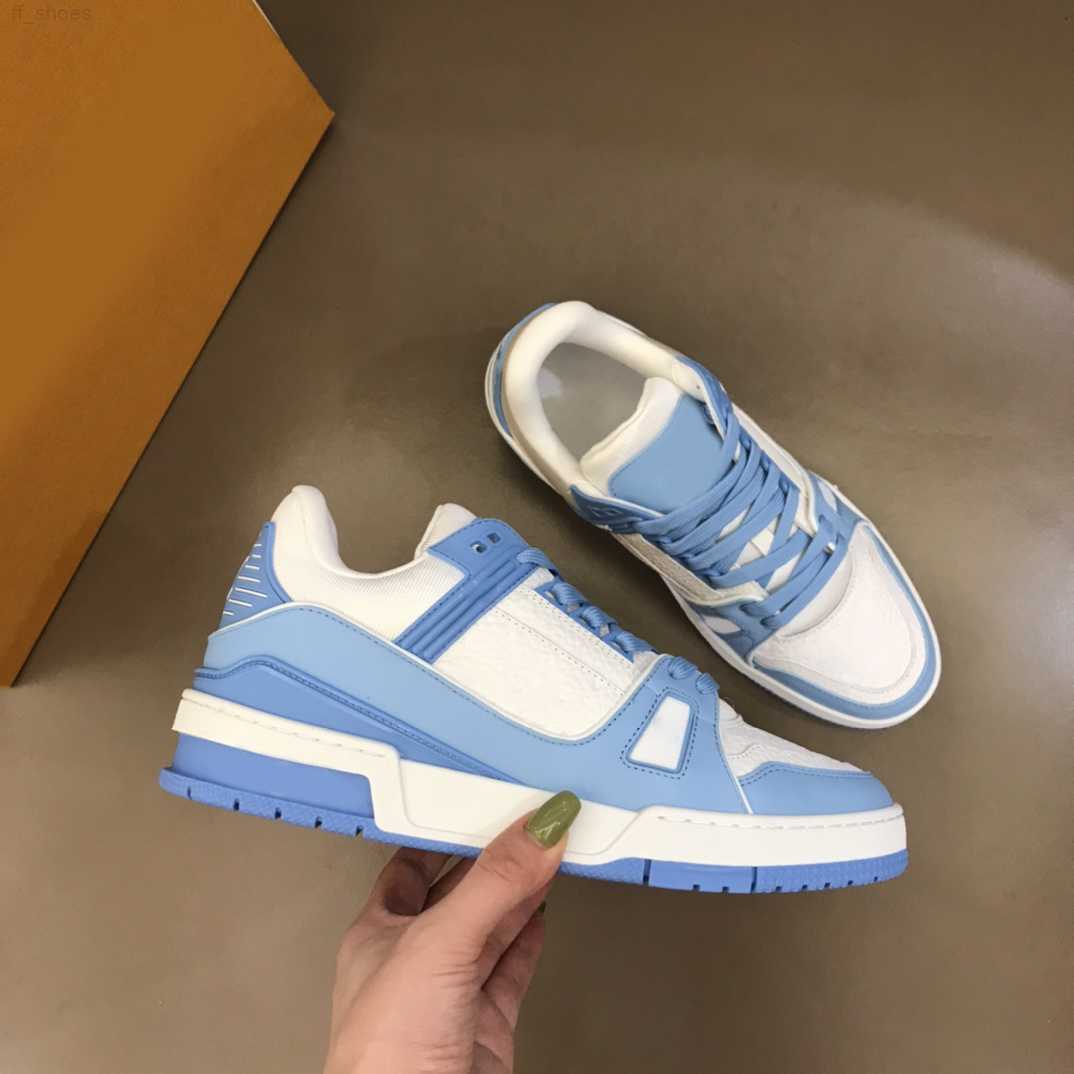 

Casual Shoes 2023 Authentic Luxurys Designer Low Trainers Men Basketball shoes Monograms Denim Sports Sneakers 408 Fashion 508 Genuine