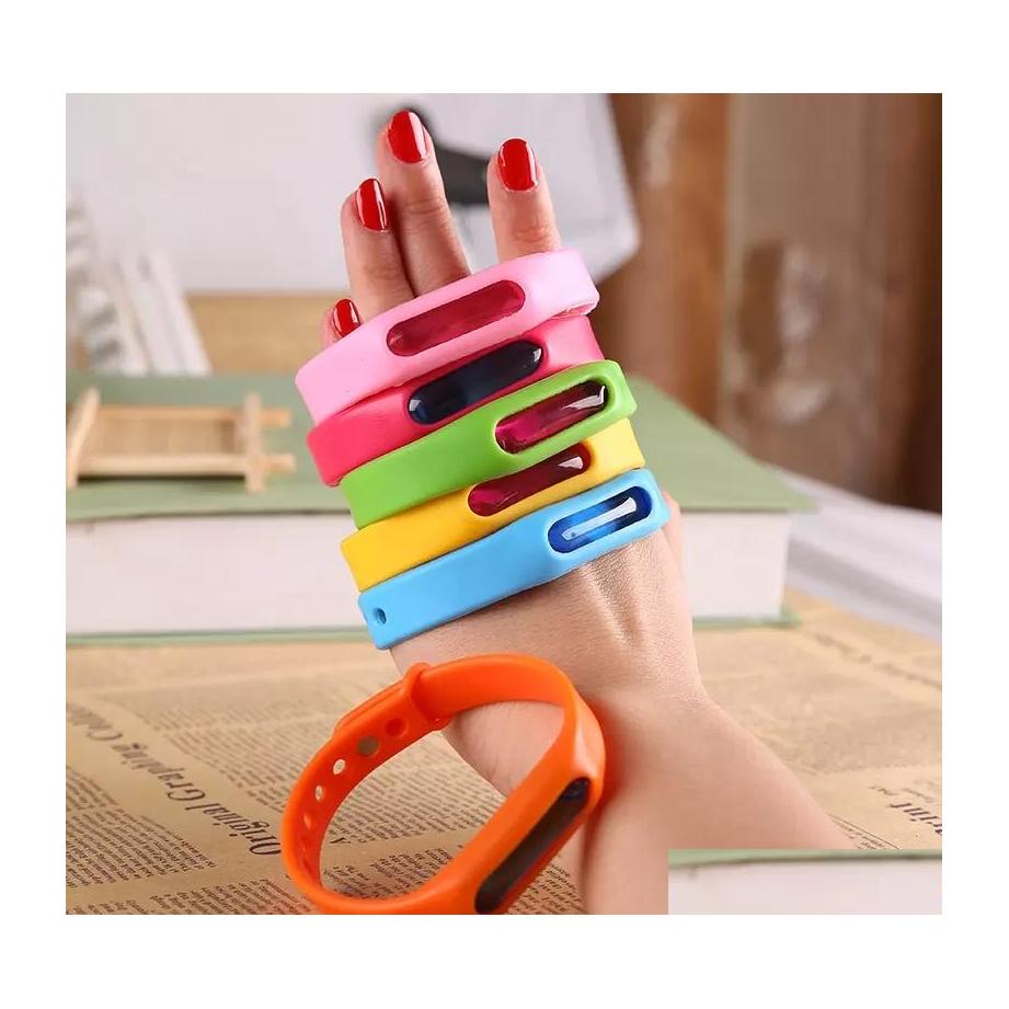 

Pest Control Kids Mosquito Repellent Bracelet Band Antimosquitos Sile Wristband Drop Delivery Home Garden Household Sundries Dhfqr