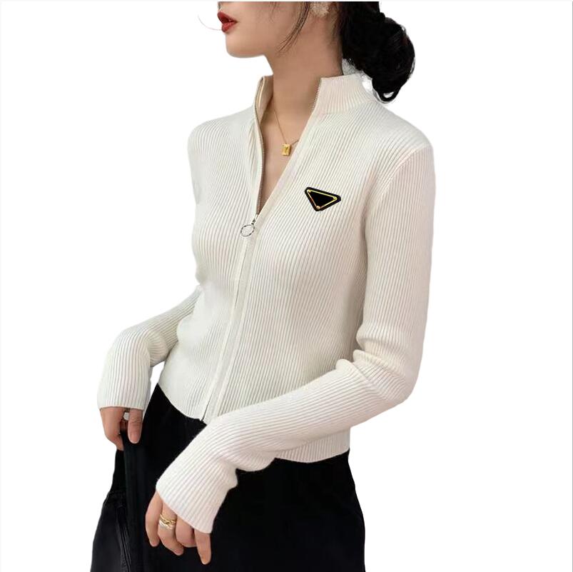 

fashion designer womens tops tees ladies slim fit knit cardigan top knits tees women cardigan sweater with zippers short style lady jumpers shirt design sxl, Red