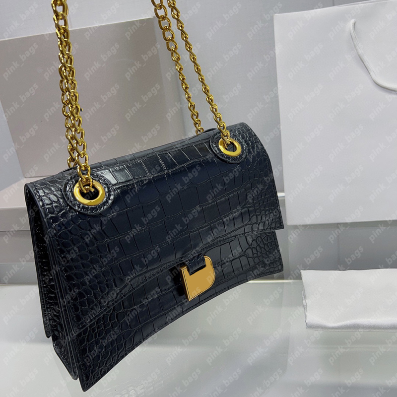 

Fashion Handbag Crush Woman Shoulder Bag Chain Strap Crocodile Women Luxurys Designer Bags Crossbody Handbags Purses Purse Women Tote, Grey