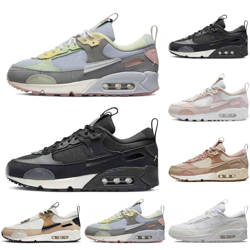 

Classic 90 Futura Running Shoes Triple Black Infrared Leather Mash White Yellow Grey Volt Obsidain Moss Green Designers Sports Trainer Sneakers 2023, Color 1