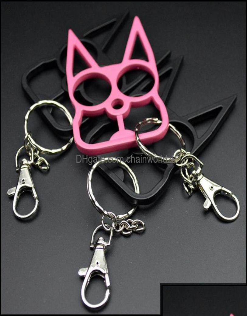 

Key Rings Key Rings Jewelry New Cat Keychain Ring Buckle Self Defense Chain Toy Model Outdoor Tool Fashion Christmas Gift A Bdegar2026961