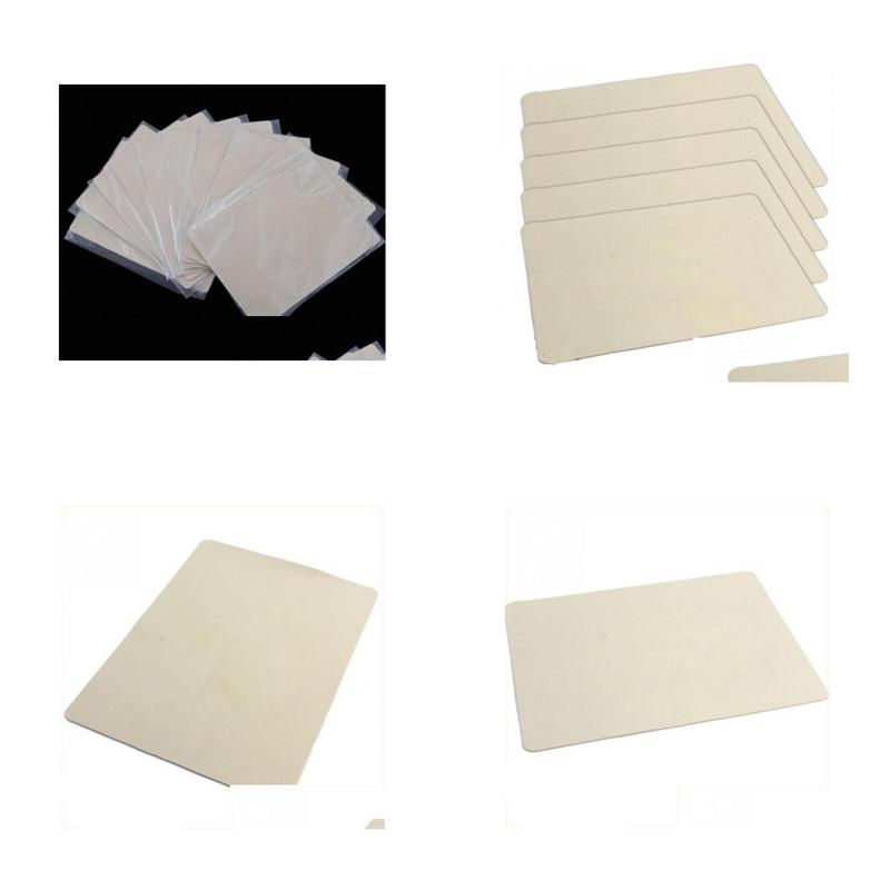 10pcs/set 15x20cm diy blank tattoo practice fake skin soft artificial skin for tattoo beginners shipping