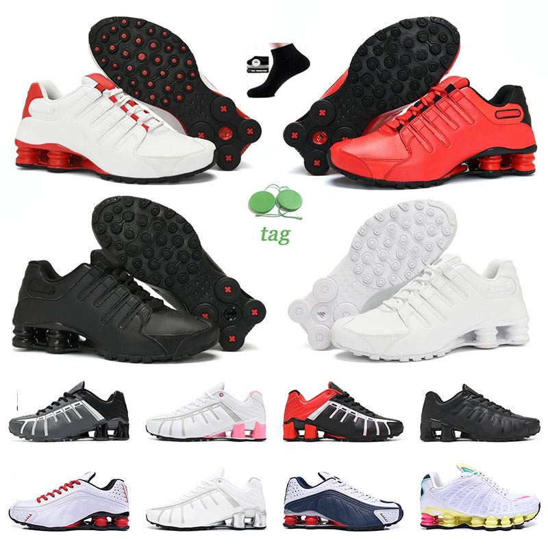 

fashion mens womens Shoxs Running Shoes TL NZ Triple White Olive Multi Black Pink Wolf Grey Lime Blast Multicolor Designer Athletic Outdoor sneakers Trainers 36-46, S12 36-40 white pink