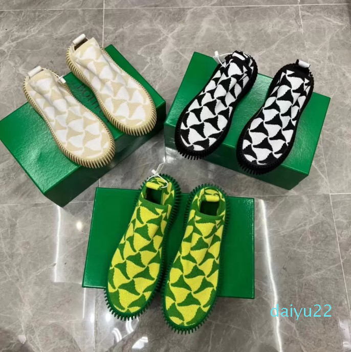 

2022 new fashion Women Shoes Designer Calfskin Suede Mesh Striped Rubber Sole Stretch Cotton Low Top Size Made In Italy top quality