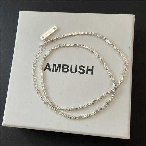 

designer jewelery ambush necklace Necklace s925 Sterling Silver Piece Splice Dandy Fashion Collar Chain Couple Simple Personality