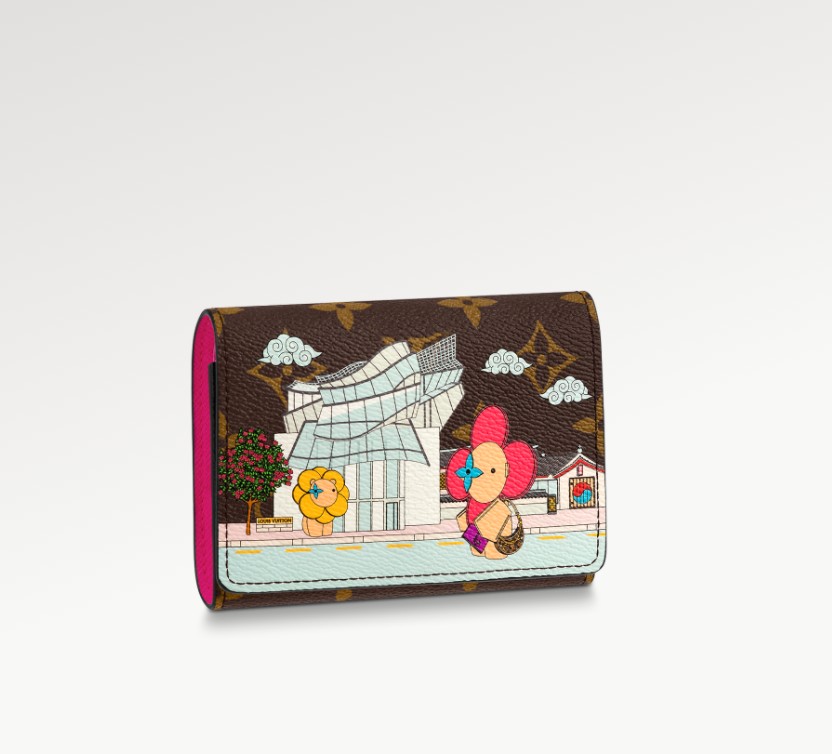 

M81631 Luxury Women's Folding Wallet Threefold Card Bag Rose