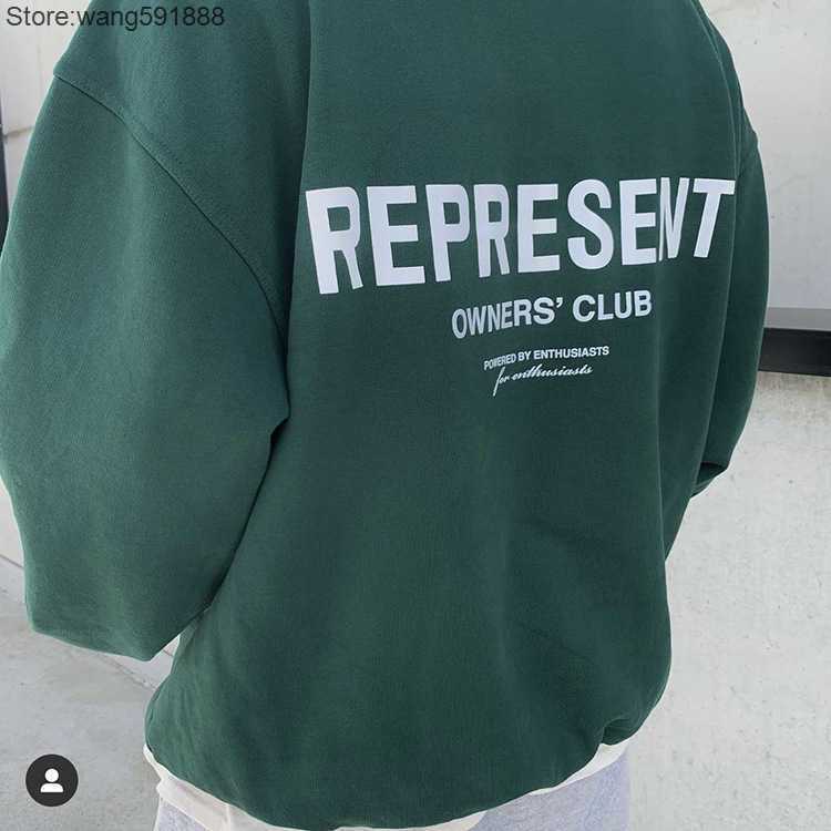 New Men's and Women's Hoodies Fashion Design Brand Present's Crew Neck Sweater Letters Print on the Back Loose High Street Couple Lon