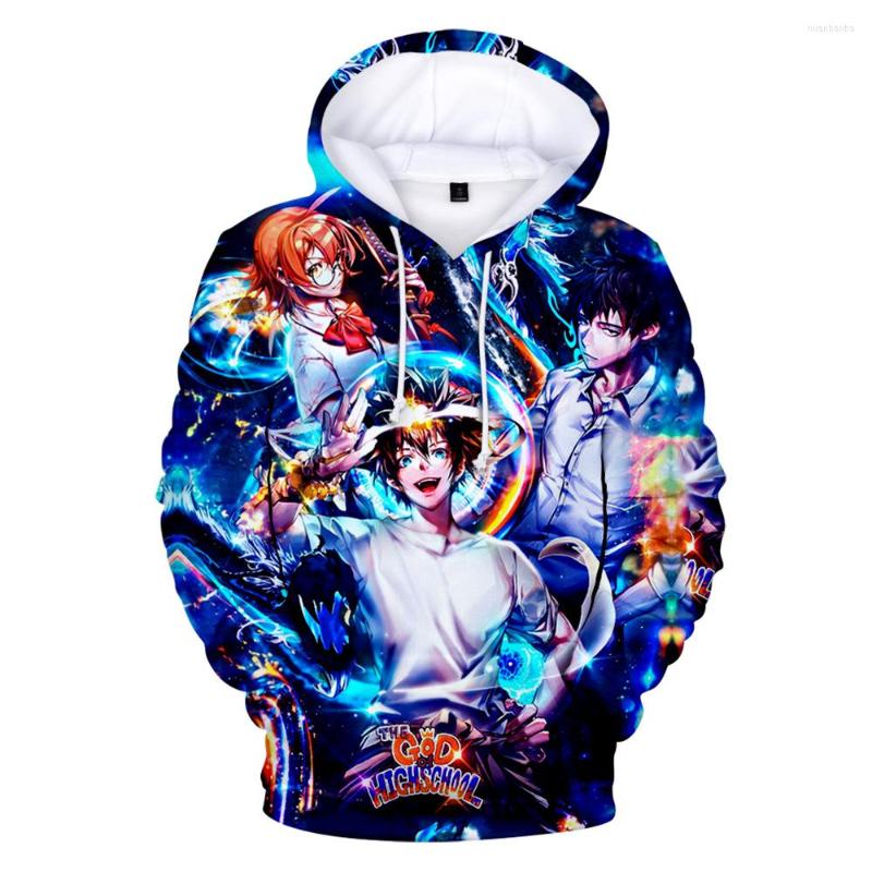 

Men's Hoodies The God Of High School 3D Hoodie Tracksuit Women Sweatshirt Kids Streetwear 2023 Japanese Anime Clothes