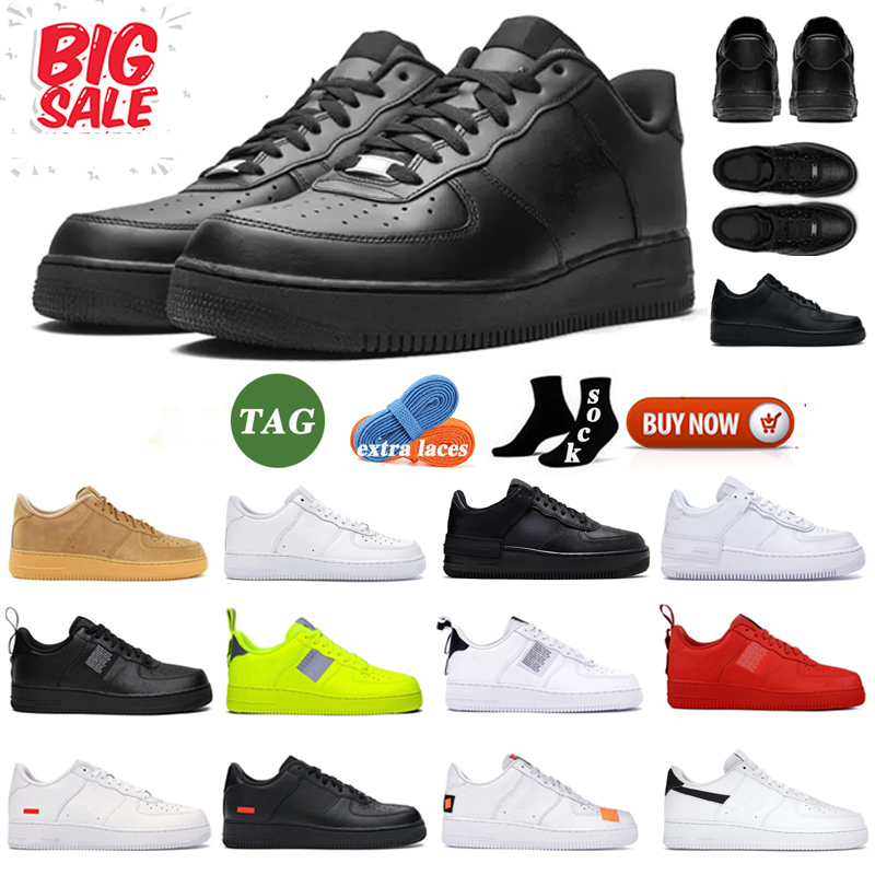 

af1 running shoes one for men women designer sneakers Classic White Black Wheat Spruce Aura Washed Coral Glacier Arctic Punch Flax trainers outdoor sports