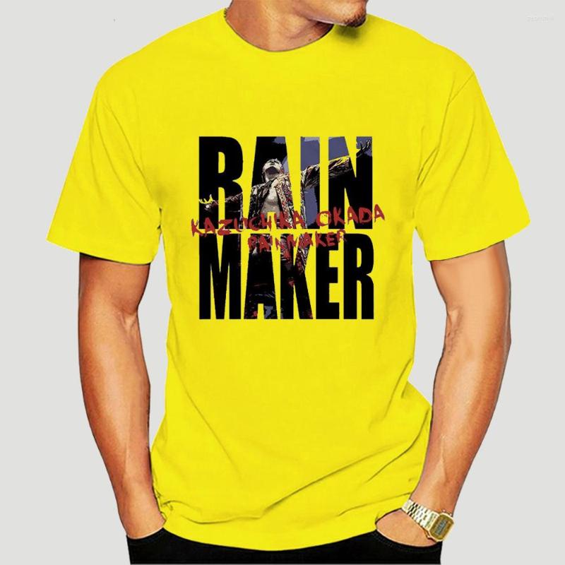 

Men' T Shirts Summer Crew Neck  Rainmaker Kazuchika Okada Japan Pro Wrestling Korm Tshirt White Tee Shirt Euro Bigger Size Sbz389 1760A