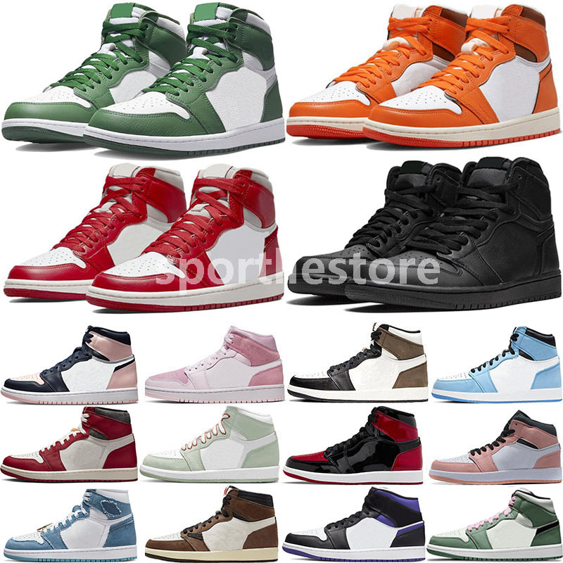 

Jumpman 1 Basketball Offs White shoes Men 1S University retro Blue Hyper Royal Patent Panda OG dark Mocha bred UNC Grey Women off white Sports Sneakers trainers