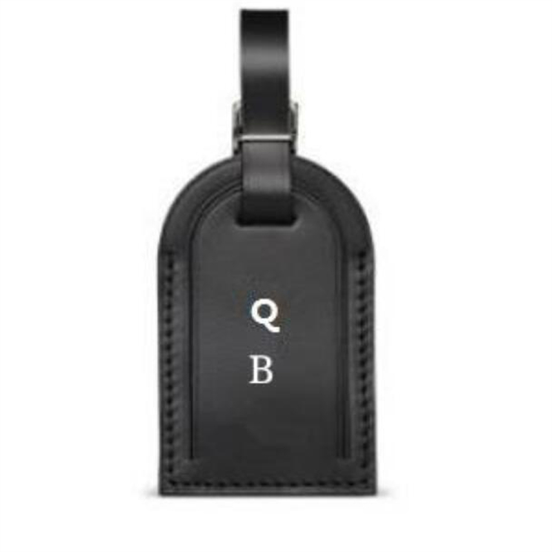 

Designer bagS Travel accessories luggage tag personalized custom name initial hot stamping Bag Logo Label custom one color or two colors