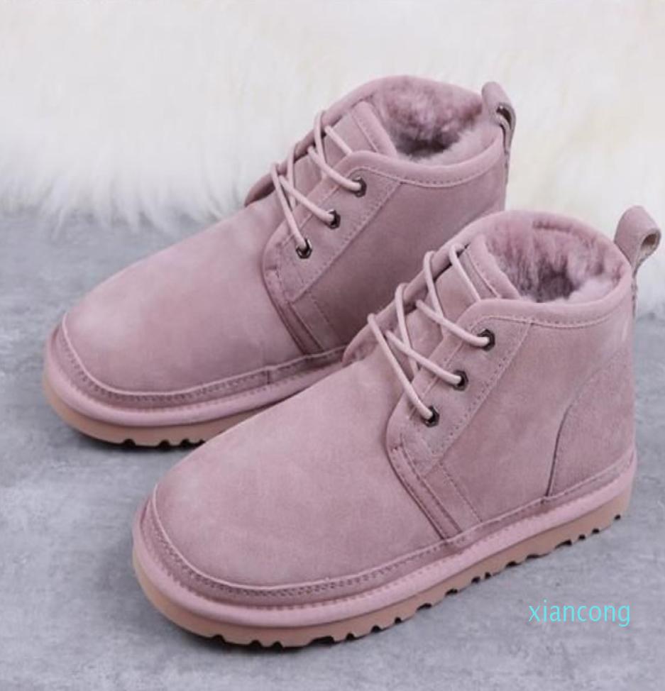 

Men039s Classic Boots Newm Series Straps Casual Warm Mini Boot women Winter Wool Shoe Boots8508789, Red