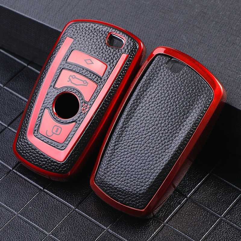 Leather TPU Car Key Case For BMW F20 F30 G20 F31 F34 F10 G30 F11 X3 F25 X4 I3 M3 M4 1 3 5 Series Cover Shell Holder Accessories Z260131-image-835828624