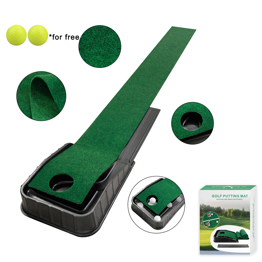 

Other Golf Products Putting Green 7 33FT 1FT Trainer Mini Mat with Auto Ball Return Function for Home Outdoor Office Use 230110