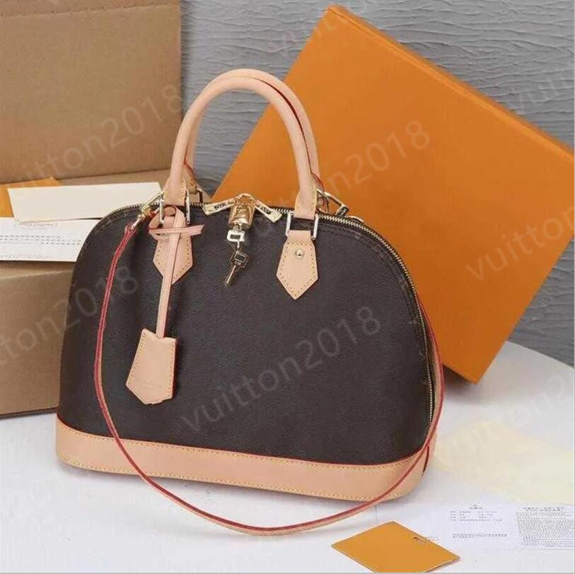 

2023 BB Shell Bag Woman Handbags with Lock tag PU Leather Shell Designer Shoulder Bag Two Toron Handbag Luxury Women Crossbody Tote Charming Small Classic Body Purse, Dustproof bag - (shipping is not sold se
