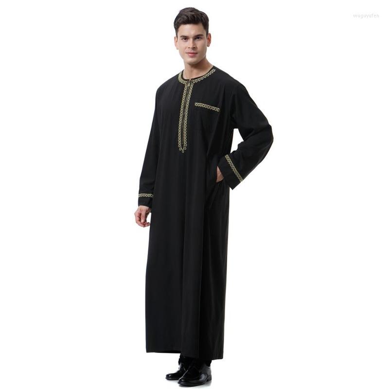 

Ethnic Clothing Man Abaya Muslim Dress Pakistan Islam Abayas Robe Saudi Arabia Kleding Mannen Kaftan Oman Qamis Musulman De Mode Homme
