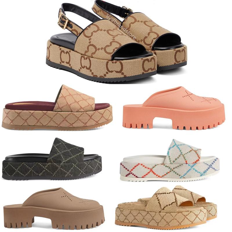

Designer Slippers Thick Soled Canvas Fashion Print Sweat Absorption and Odor Proof Soles Increased Cushioning Banquet Party Wedding Lawn Non Slip Sandals, 29