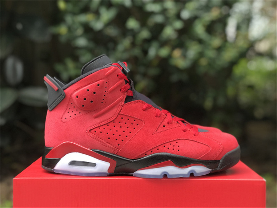 2023 Release Authentique 6 Toro Hommes Chaussures Varsity Rouge Noir Sports De Plein Air Baskets Avec Boîte D'origine US7-13