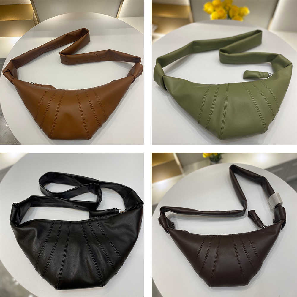 

Shoulder Bags Stuff Sacks Ox Horn Bag Leather Armpit Broadband Chest Bag Dumpling Single Messenger Wallets 230110, Black6