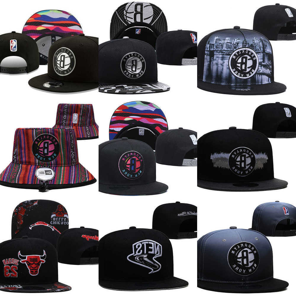 

2023 Snapbacks ''Brooklyn''Nets''hat Chicago''Bulls''Caps Basketball hats Adjustable Fit Hat, Color