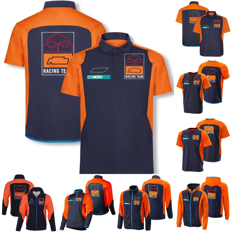 

Motorcycle Factory Team Polo Shirts T-shirt New Motocross Jersey T-shirts Moto Racer Zipper Hoodie Sports Casual Hooded Sweatshirt