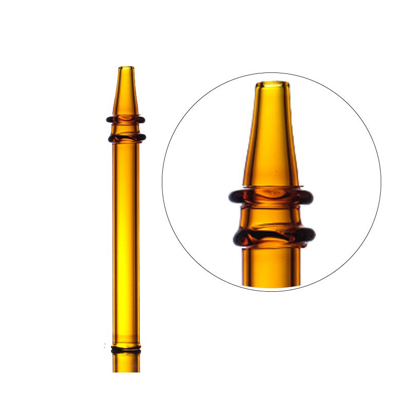 

Simple Glass Colord Nector Collector Mouth Pieces Wax Dab Straw Smkoing Accessories heady Glass Pipe hand Made