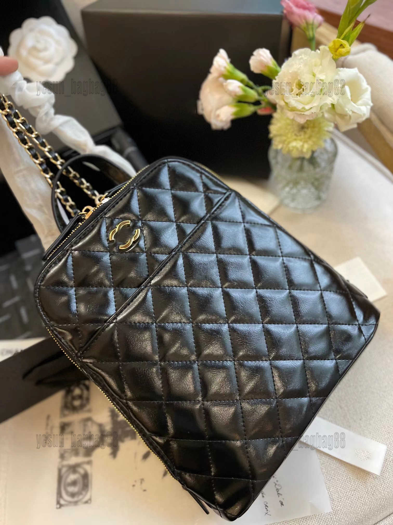 

Designer Luxury cc Backpack Fashion Tote Bags Purse Double Shoulder Straps Backpacks Womens Wallet Leather Bags Lady Duffle Luggage Bag