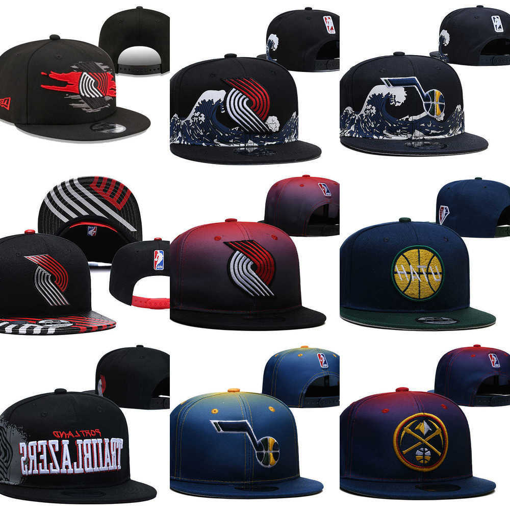

2023 Snapbacks Denver''Nuggets''hat Utah''Jazz''Caps Portland''Trail Blazers''Basketball hats Adjustable Fit Hat, Color