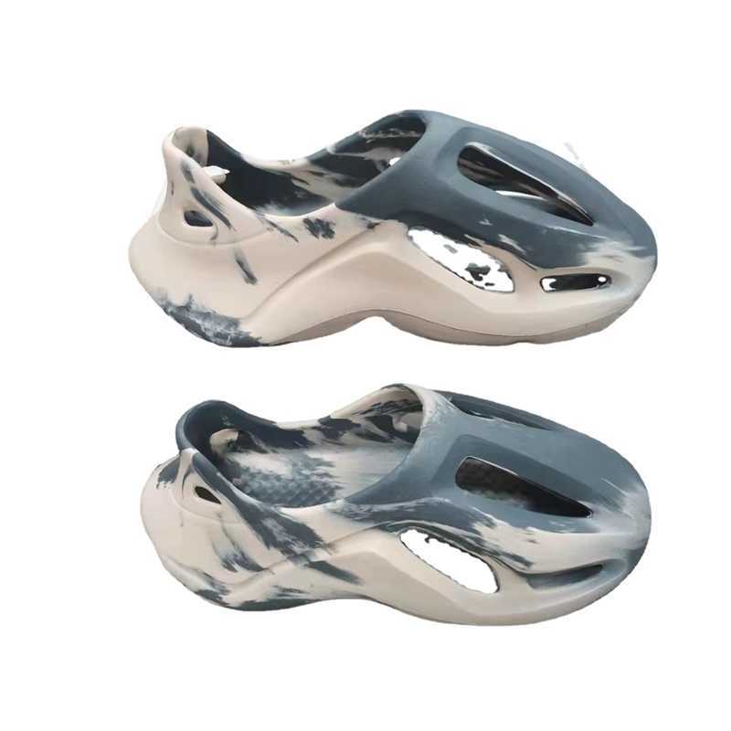 

Retail Men And Women Sandals Lovers Wear Summer 2023 Shoes Tie-dyed Slides, Rose red