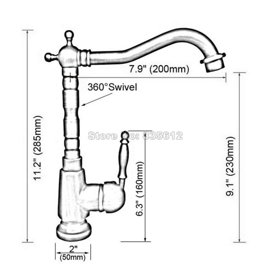black gold basin faucet sink cold and bathroom mixer taps 360 degree swivel spout kitchen tap tnf807 faucets