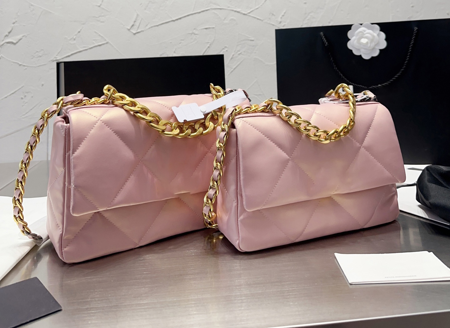 

Luxury tote purses Brand handbag Message bags Shoulder bag Genuine Leather Cluth Crossbody 5A Quality Lambskin Totes Chain 30CM, 25cm d