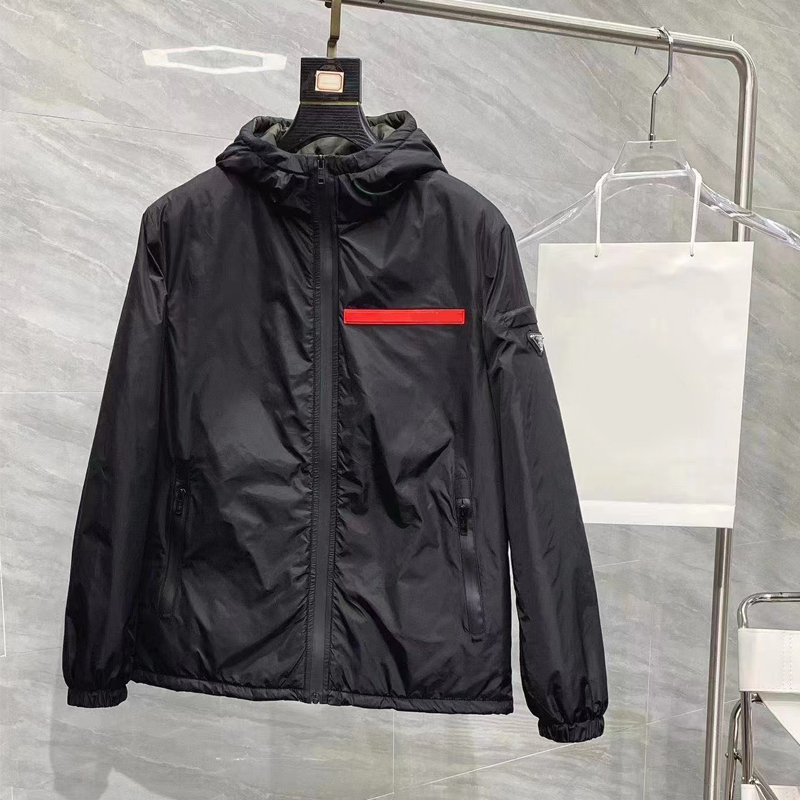 

Mens Jacket Designer Fashion Jackets for Women Spring Autumn Outdoor Sport Windproof Waterproof Hooded Coat, Black1