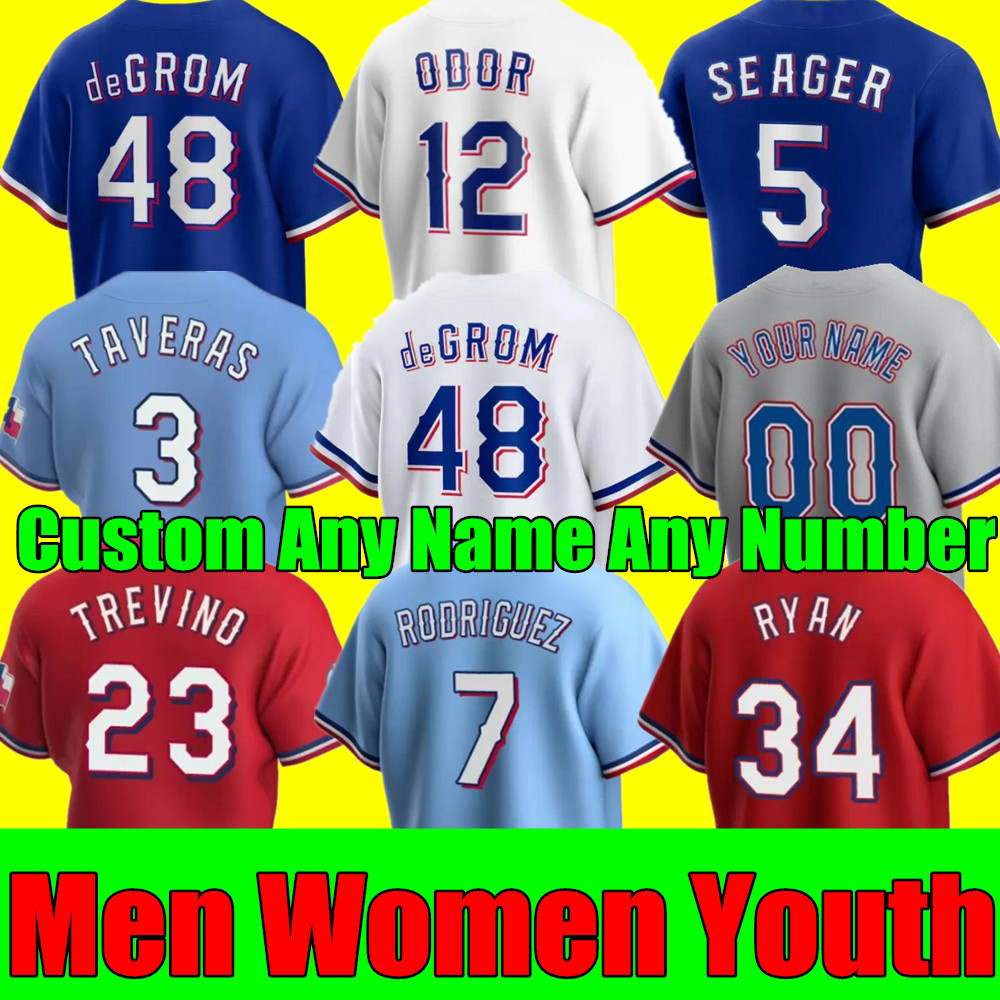 

2023 S-4XL Jacob deGrom Corey Seager Jersey Marcus Semien Texas Josh Smith Adolis Garcia Kole Calhoun Nolan Ryan Jon Gray Hamilton Rangers Solak Men Women Youth, As shown in illustration