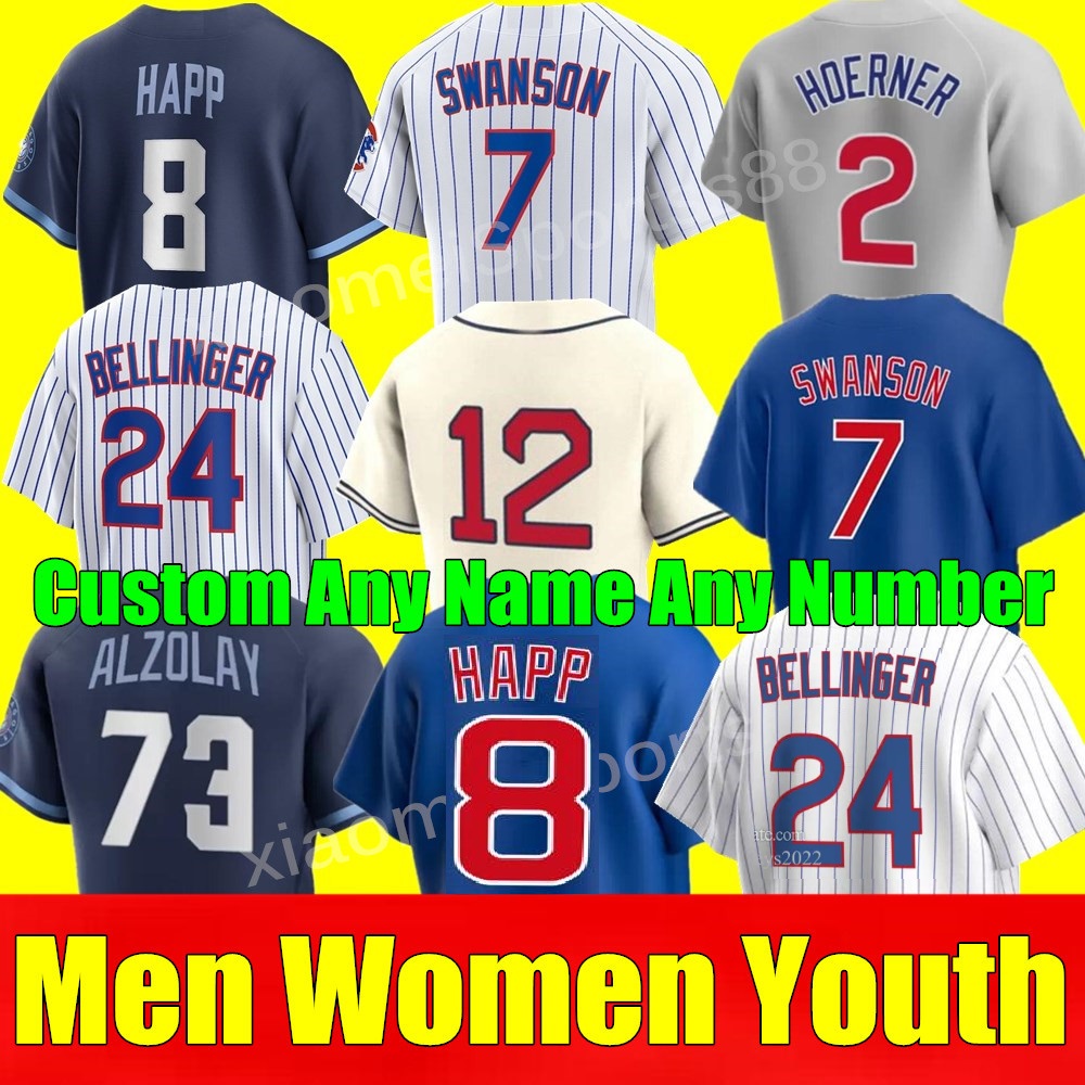 

4XL Dansby Swanson Cody Bellinger Jersey Seiya Suzuki Chicagos Nelson Veazquez Nick Madrigal Marcus Stroman Willson Cubs Ian Happ Jason Men Women Youth Baseball, As shown in illustration