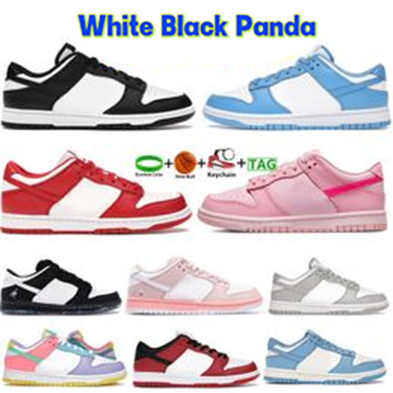 

white black panda Running Shoes Designer men low sneaker Triple Pink pigeon UNC Coast Chicago grey fog Easter university red Bordeaux Syracuse women sneakers, No.20- black white gum