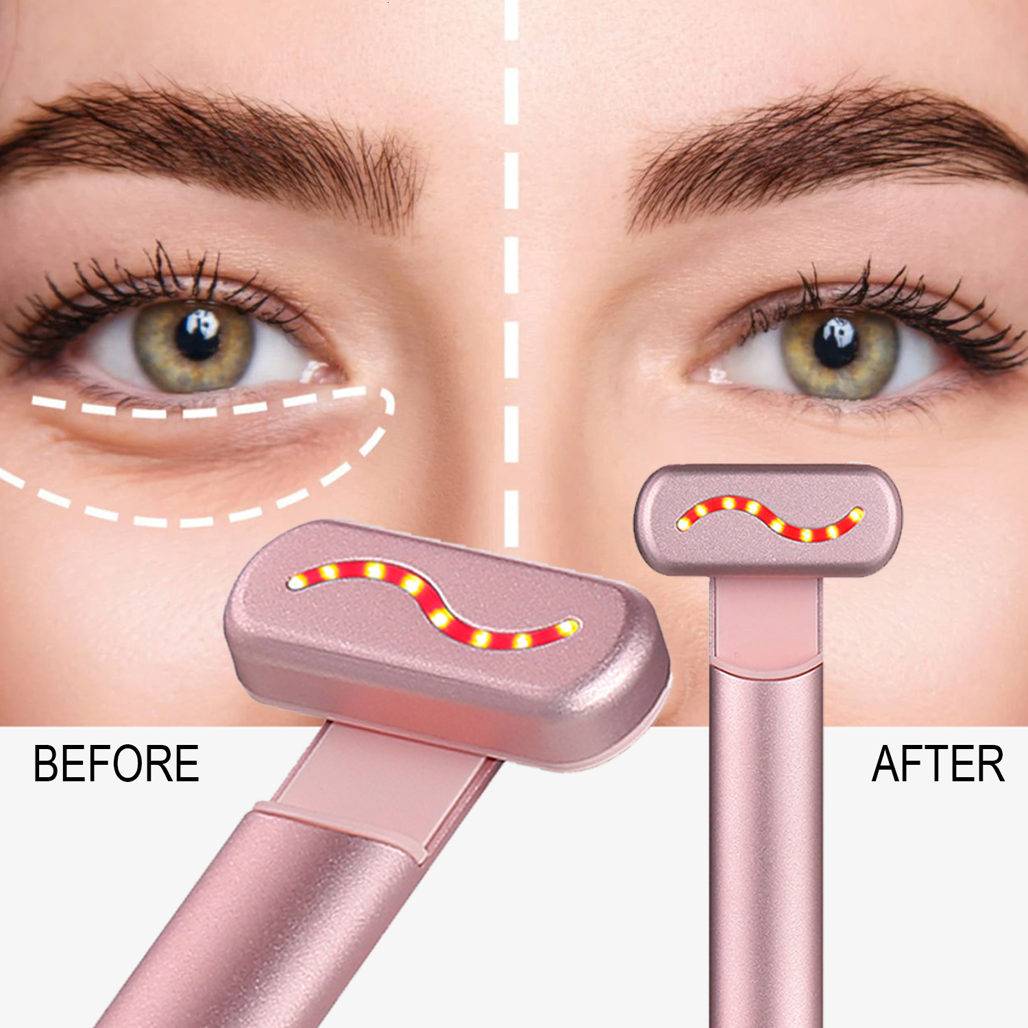 

Airbrush Tattoo Supplies EMS Microcurrent Face Lift Skin Tightening Device Red Light Therapy Anti aging Wrinkle Neck Eye Massagers Skincare Tools 230110