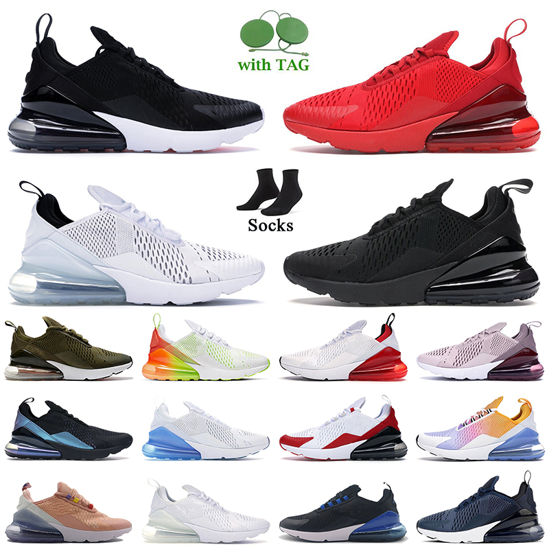 

270 mens running shoes des chaussures rainbow Medium Olive Triple White Black Blue Throwback Future University Red Barely Rose jogging trainers women men sneakers, C10 barely rose 36-40