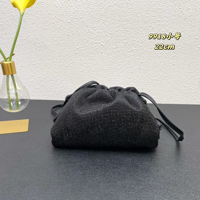 

Top designer cloud bags The pouch clutch swarovski crystal diamonds canvas microfiber Women shoulder bags Leather Lined Fashion crossbody Bags Luxury handbag New, #7 size:22x12x7cm