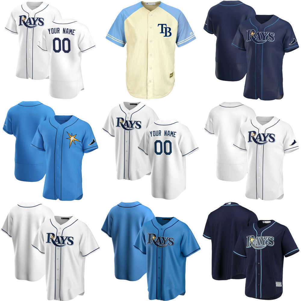 

Custom Jersey''Tampa''Bay''Rays''Mens women Youth 35 Brett Phillips 21 Cody Reed 34 Trevor Richards 70 Nick Anderson Baseball Jerseys, Color