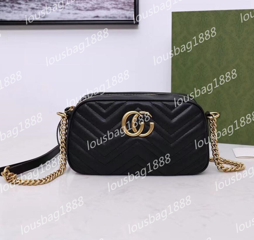 

Designer Handbags for Women Shoulder Bags fashion Bags Genuine Leather Camera Bag, Black 18cm